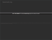 Tablet Screenshot of bearmail.org